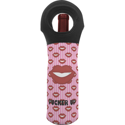 Lips (Pucker Up) Wine Tote Bag