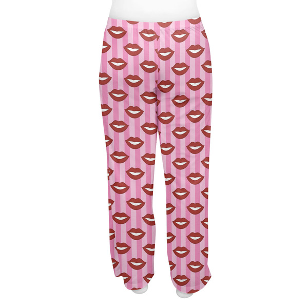 Lips (Pucker Up) Women's Pj on model - Back