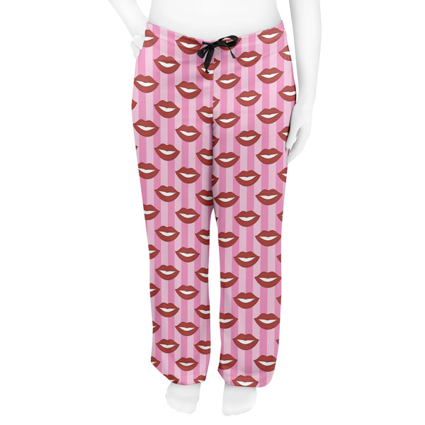 Lips (Pucker Up) Women's Pj on model - Front