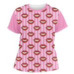 Lips (Pucker Up) Women's Crew T-Shirt - X Small