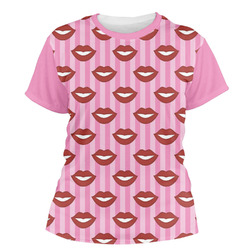 Lips (Pucker Up) Women's Crew T-Shirt - Large