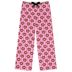 Lips (Pucker Up) Womens Pajama Pants - XS