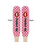 Lips (Pucker Up) Wooden Food Pick - Paddle - Double Sided - Front & Back