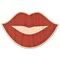 Lips (Pucker Up) Wooden Sticker - Main