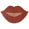 Lips (Pucker Up) Wooden Sticker Medium Color - Main