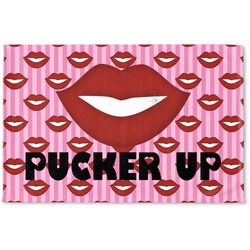 Lips (Pucker Up) Woven Mat
