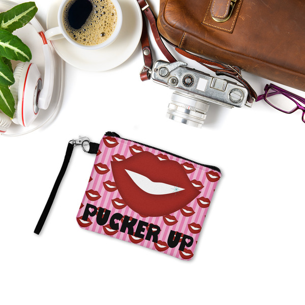 Lips (Pucker Up) Wristlet ID Cases - LIFESTYLE