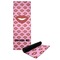 Lips (Pucker Up) Yoga Mat with Black Rubber Back Full Print View
