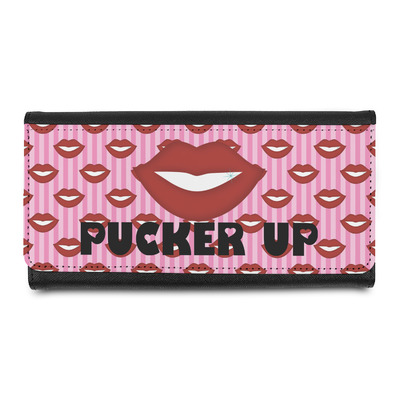 Lips (Pucker Up) Leatherette Ladies Wallet