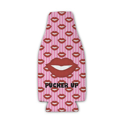 Lips (Pucker Up) Zipper Bottle Cooler