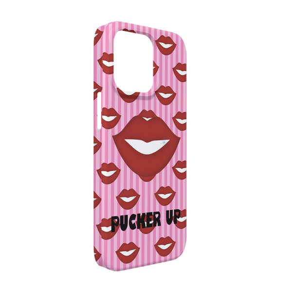 Custom Lips (Pucker Up) iPhone Case - Plastic - iPhone 13