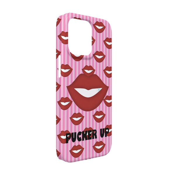 Custom Lips (Pucker Up) iPhone Case - Plastic - iPhone 13 Pro