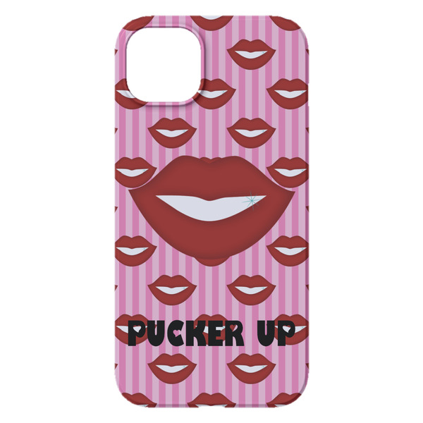 Lips (Pucker Up) iPhone 14 Plus Case - Back