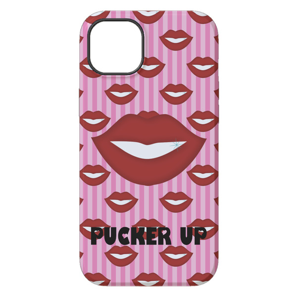 Lips (Pucker Up) iPhone 14 Plus Tough Case - Back