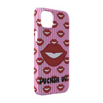 Lips (Pucker Up) iPhone Case - Plastic - iPhone 14 Pro