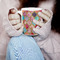 Glitter Moroccan Watercolor 11oz Coffee Mug - LIFESTYLE