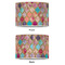 Glitter Moroccan Watercolor 12" Drum Lampshade - APPROVAL (Poly Film)
