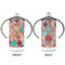 Glitter Moroccan Watercolor 12 oz Stainless Steel Sippy Cups - APPROVAL