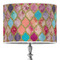 Glitter Moroccan Watercolor Drum Lamp Shade