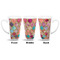 Glitter Moroccan Watercolor 16 Oz Latte Mug - Approval