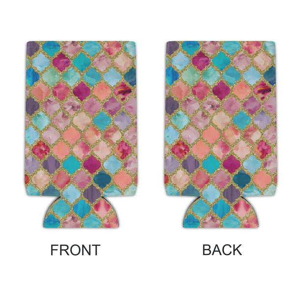 Glitter Moroccan Watercolor 16oz Can Sleeve - APPROVAL