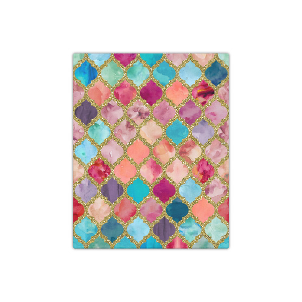 Glitter Moroccan Watercolor 16x20 - Canvas Print - Front View