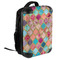 Glitter Moroccan Watercolor 18" Hard Shell Backpacks - ANGLED VIEW