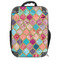Glitter Moroccan Watercolor 18" Hard Shell Backpack