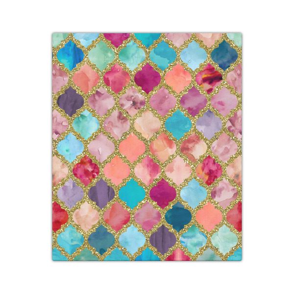 Glitter Moroccan Watercolor 20x24 - Canvas Print - Front View