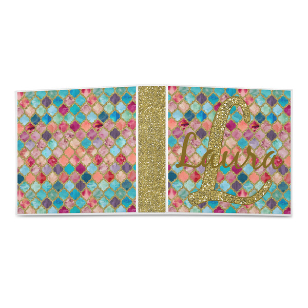 Glitter Moroccan Watercolor 3-Ring Binder Approval- 2in