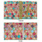 Glitter Moroccan Watercolor 3 Ring Binders - Full Wrap - 1" - APPROVAL