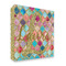 Glitter Moroccan Watercolor 3 Ring Binders - Full Wrap - 2" - FRONT