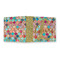 Glitter Moroccan Watercolor 3 Ring Binders - Full Wrap - 2" - OPEN OUTSIDE