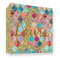 Glitter Moroccan Watercolor 3 Ring Binder - Full Wrap - 3"