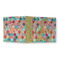 Glitter Moroccan Watercolor 3 Ring Binders - Full Wrap - 3" - OPEN OUTSIDE