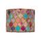 Glitter Moroccan Watercolor 8" Drum Lampshade - FRONT (Fabric)