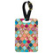 Glitter Moroccan Watercolor Aluminum Luggage Tag (Personalized)
