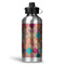 Glitter Moroccan Watercolor Water Bottles - 20 oz - Aluminum
