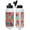 Glitter Moroccan Watercolor Aluminum Water Bottle - White APPROVAL