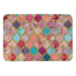 Glitter Moroccan Watercolor Anti-Fatigue Kitchen Mat