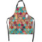 Glitter Moroccan Watercolor Apron - Flat with Props (MAIN)