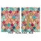 Glitter Moroccan Watercolor Baby Blanket (Double Sided - Printed Front and Back)