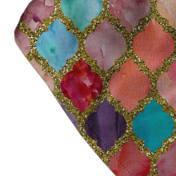 Glitter Moroccan Watercolor Bandana Detail