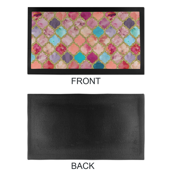 Glitter Moroccan Watercolor Bar Mat - Small - APPROVAL