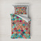 Glitter Moroccan Watercolor Bedding Set- Twin XL Lifestyle - Duvet