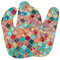 Glitter Moroccan Watercolor Bibs - Main New and Old