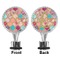 Glitter Moroccan Watercolor Bottle Stopper - Front and Back