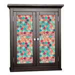 Glitter Moroccan Watercolor Cabinet Decal - Large