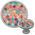 Glitter Moroccan Watercolor Cabinet Knob