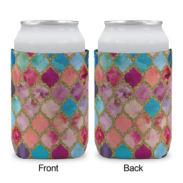 Glitter Moroccan Watercolor Can Sleeve - APPROVAL (single)